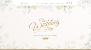 il sito web di matrimonio